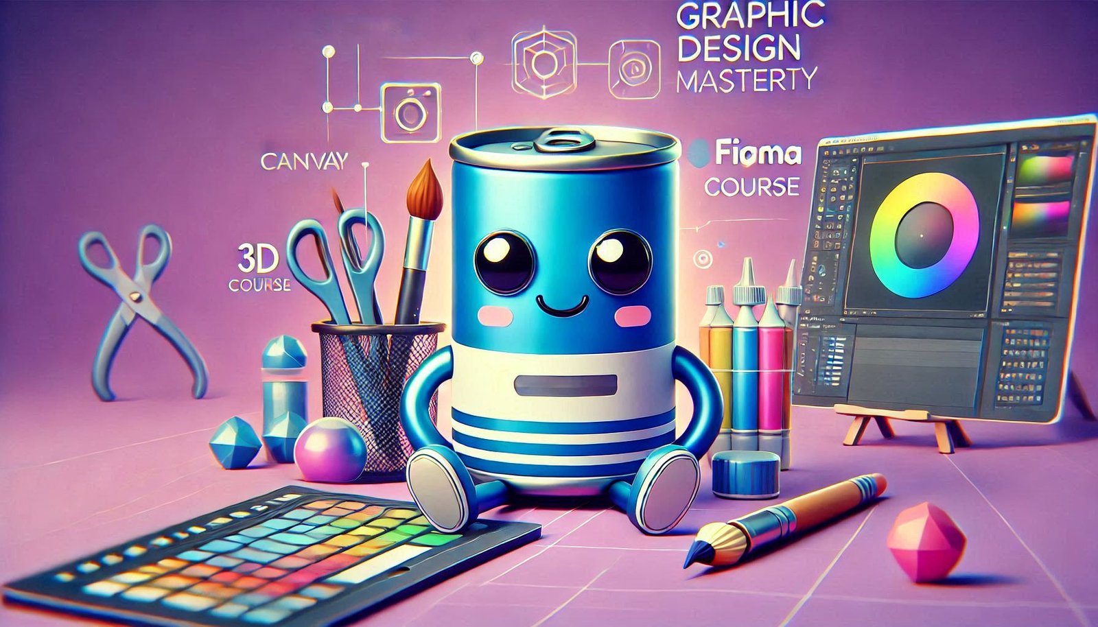 Graphic Design Mastery Using Canva & Figma