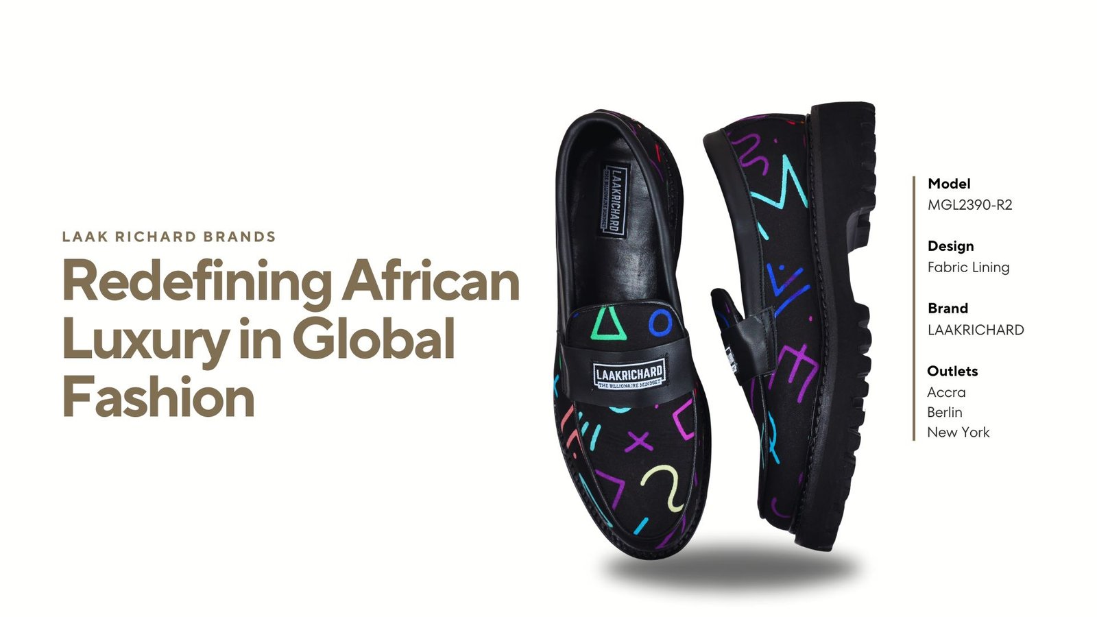 LAAK RICHARD BRANDS: Redefining African Luxury in Global Fashion