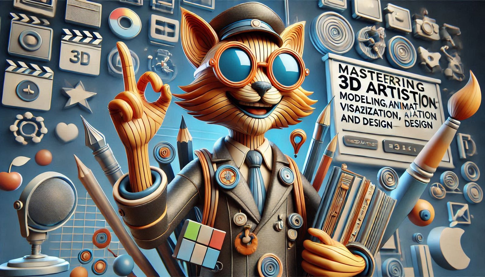 Mastering 3D Artistry: Modeling, Animation, Visualization, and Design