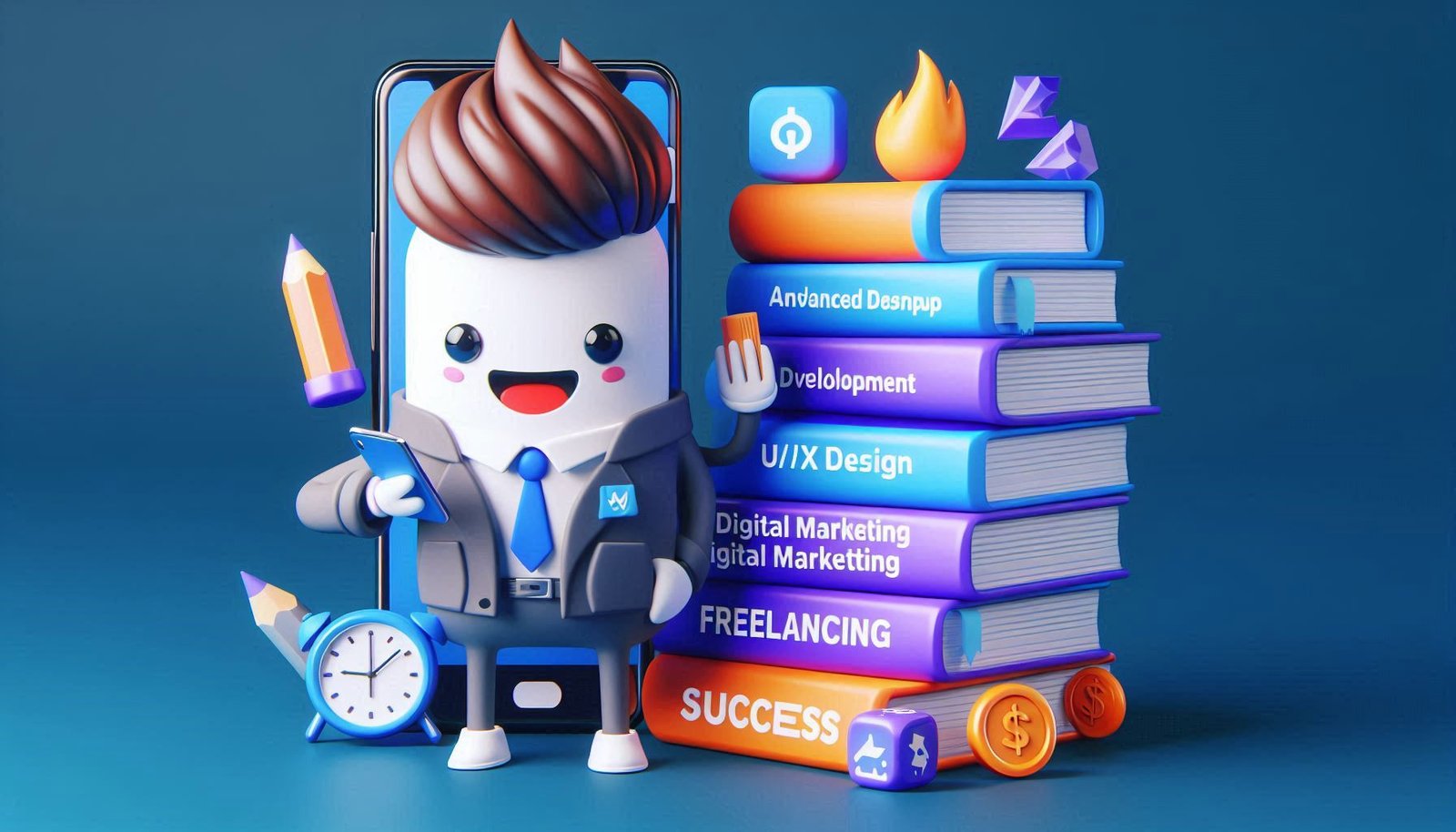Digital Mastery: Advanced Mobile App Development, UI/UX Design, Digital Marketing, Freelancing, and Fiverr Success
